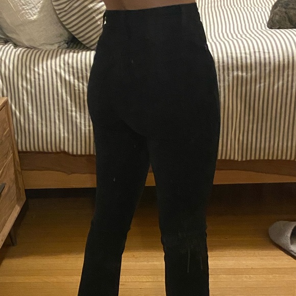 Iris Denim black flared high waisted jeans size 24 - Picture 2 of 2